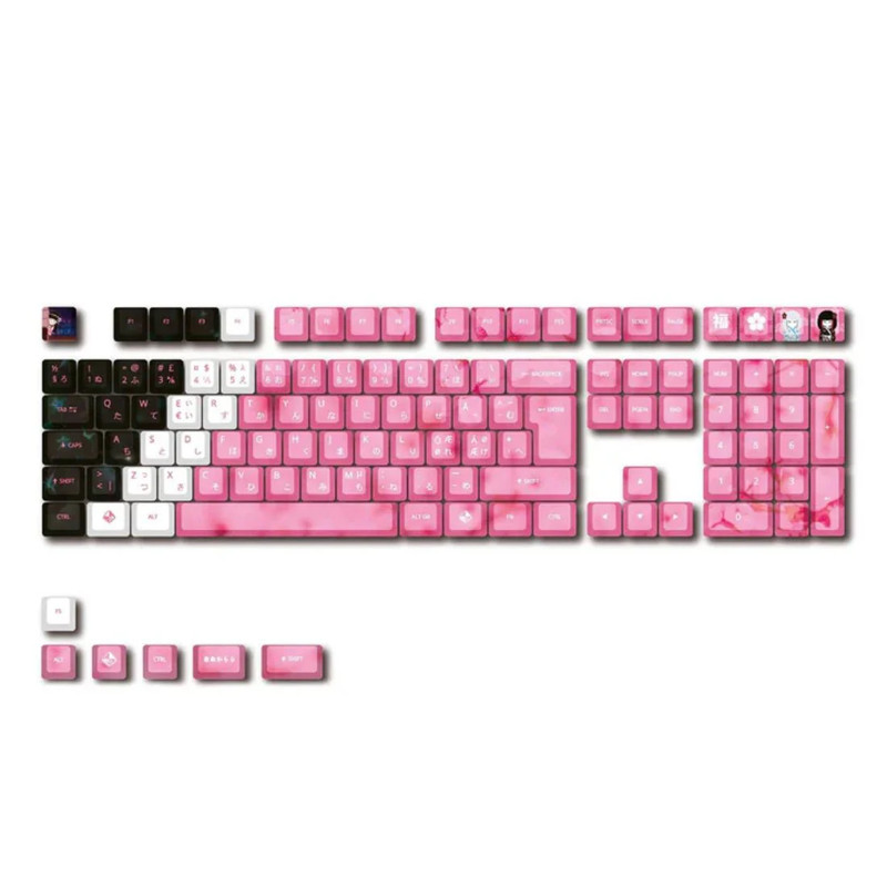 Traitors Zashiki Warashi 108 PBT Keycap Set - مفاتيح